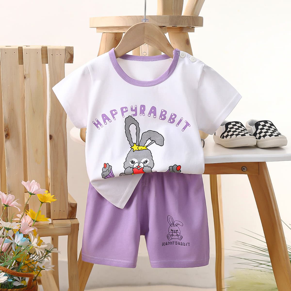 Children's summer sleeves, cotton set for boys, thin T-shirt, summer clothing, children's clothing 4