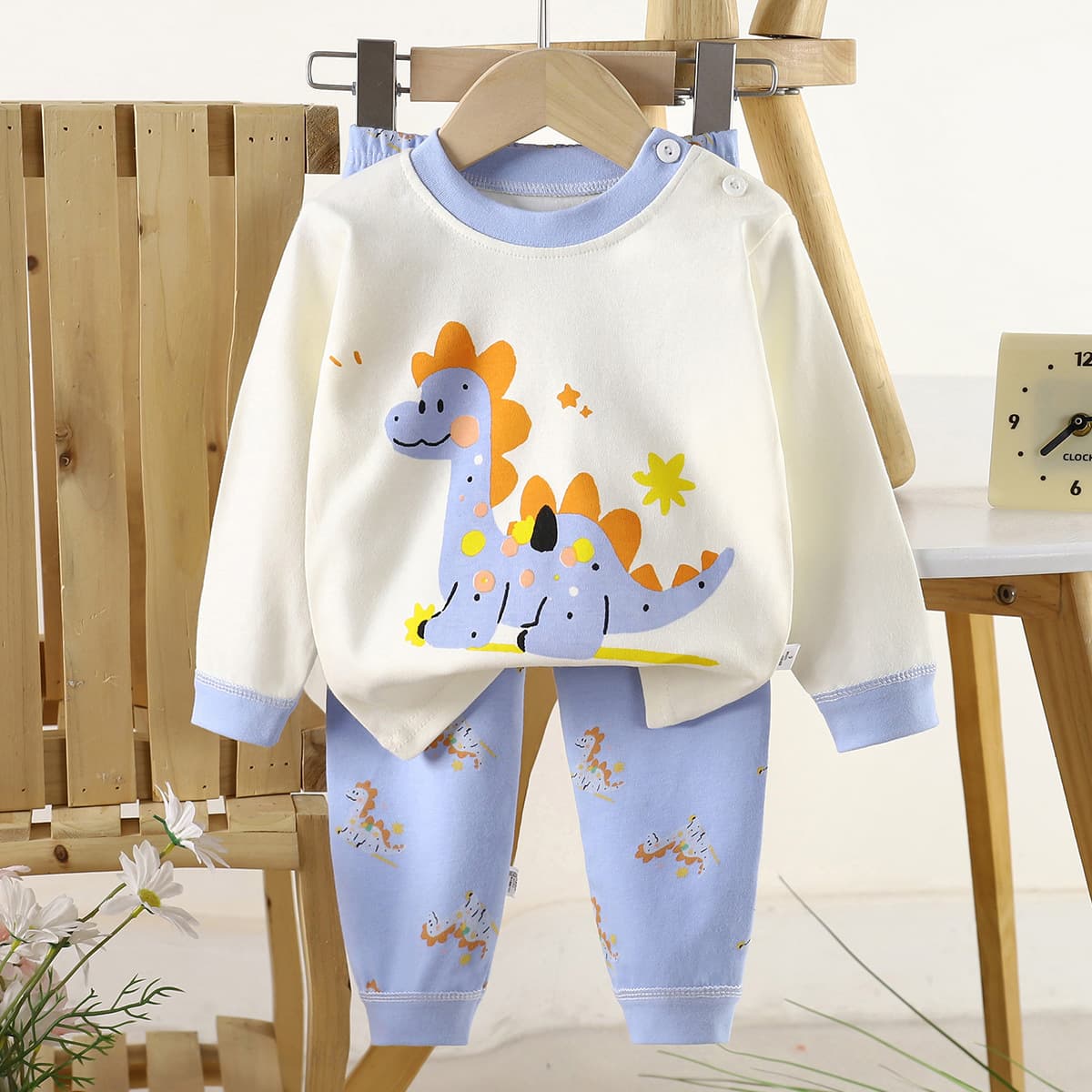 Cotton children's set, thermal underwear for boys, keep warm autumn pijama, children's clothing 4