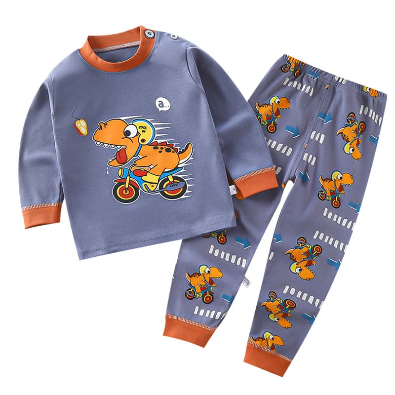 Cotton children's set, thermal underwear for boys, keep warm autumn pijama, children's clothing 5