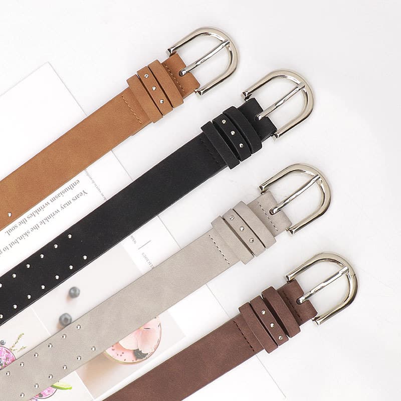 (Cross-border trading), trend suede belt, universal retro jeans 2