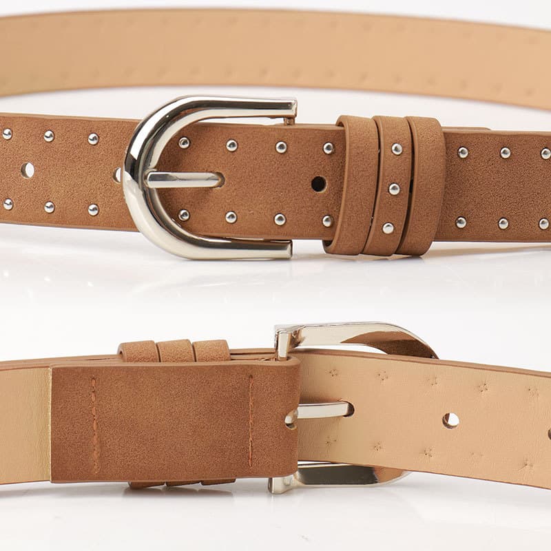 (Cross-border trading), trend suede belt, universal retro jeans 4