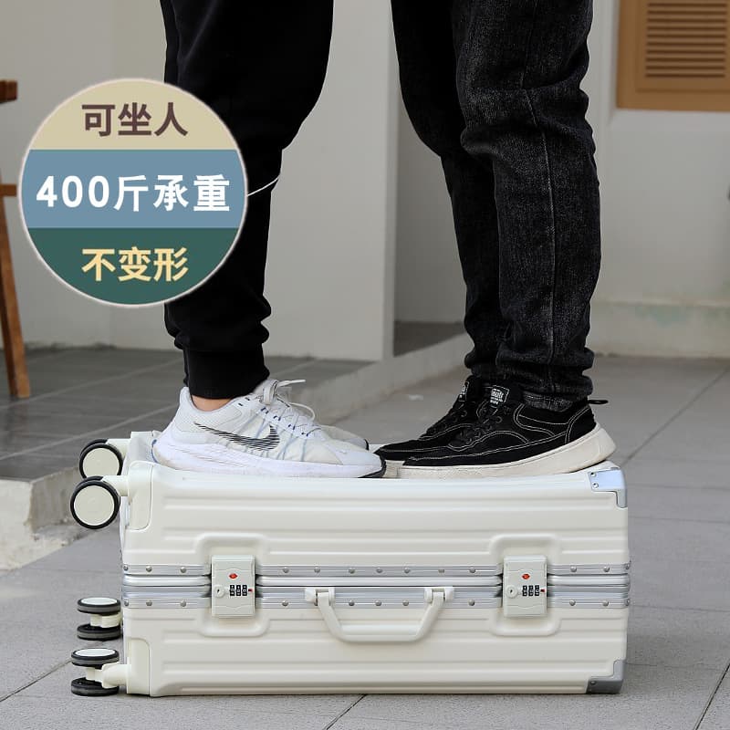 Capacious suitcase, glass holder for students, family style 4