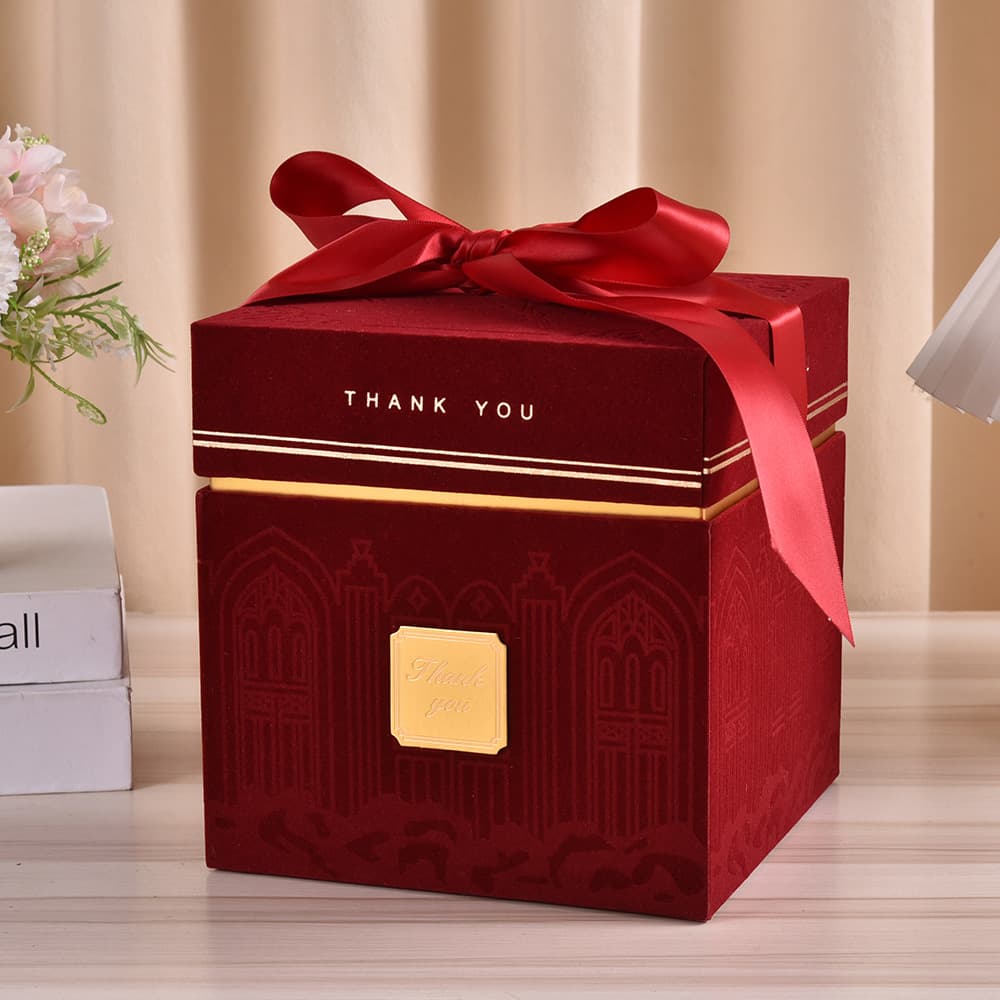 French Romantic Rose Castle Hiuttani Box Wedding Return Gift Gift Gift Box Light Luxury Parats Setting Gift Box 2