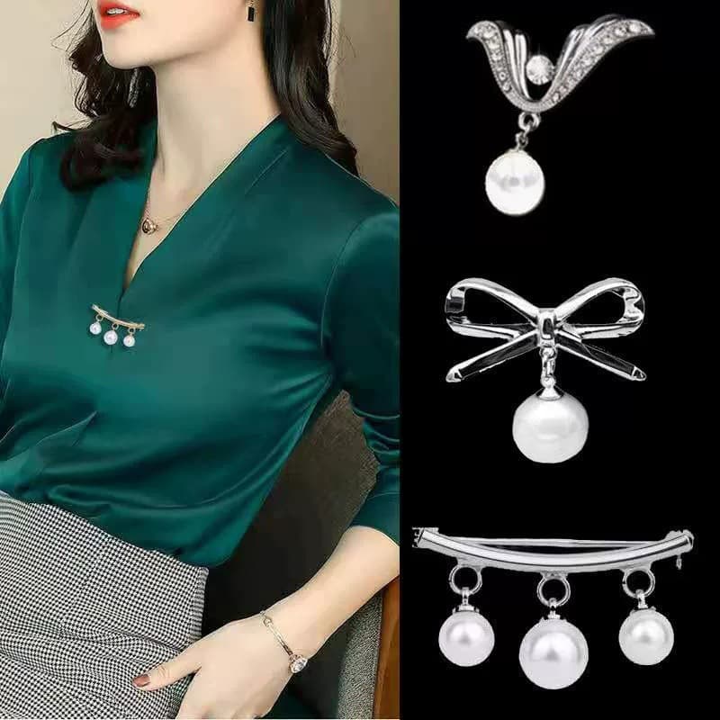 Fashionable universal brooch with bow, cute protective underware, trend pin, cat's eye, clips included 4