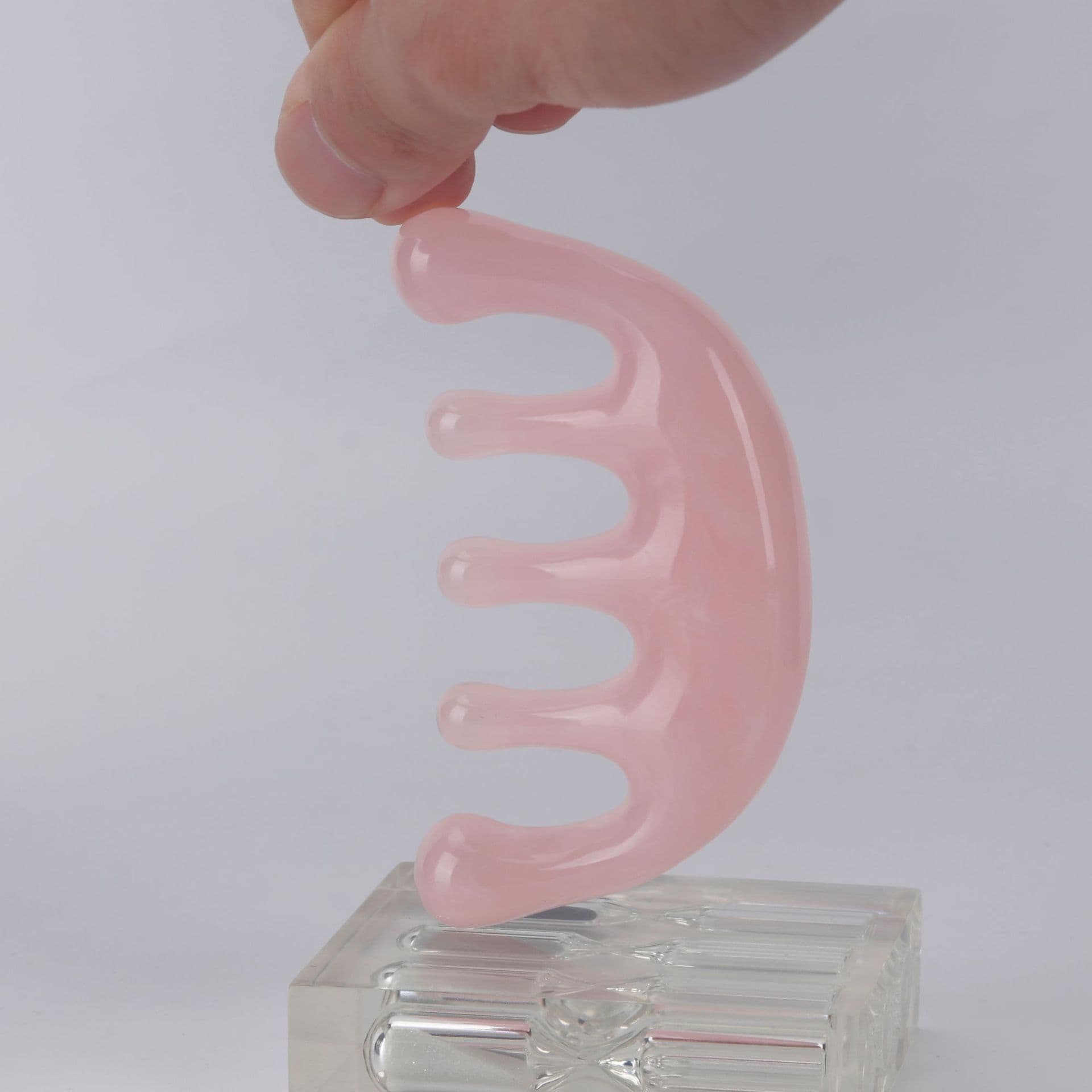 Resin massage comb meridian comb prevents hair loss scalp scraping head massage large teeth wide teeth meridian massage comb 4