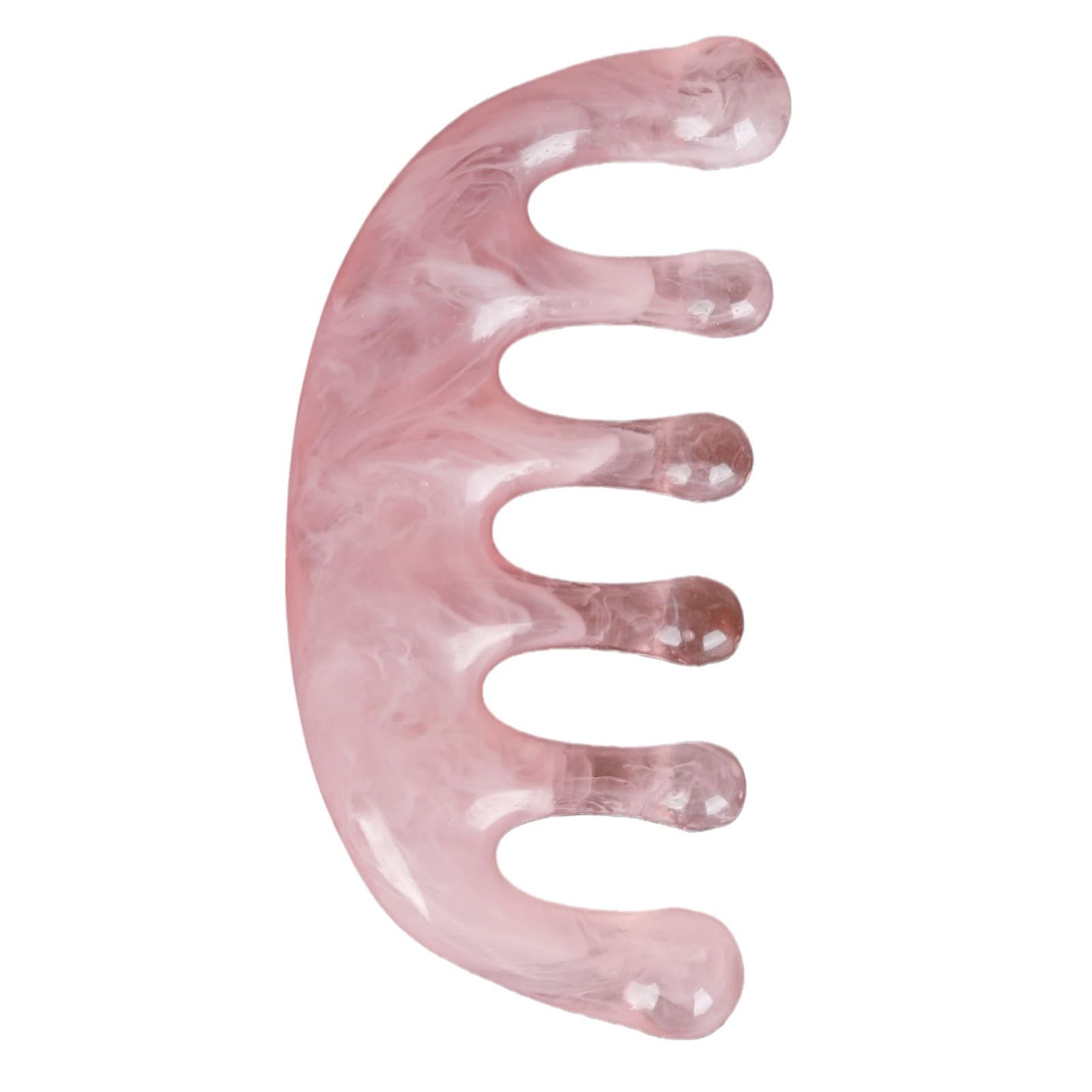 Resin massage comb meridian comb prevents hair loss scalp scraping head massage large teeth wide teeth meridian massage comb 5