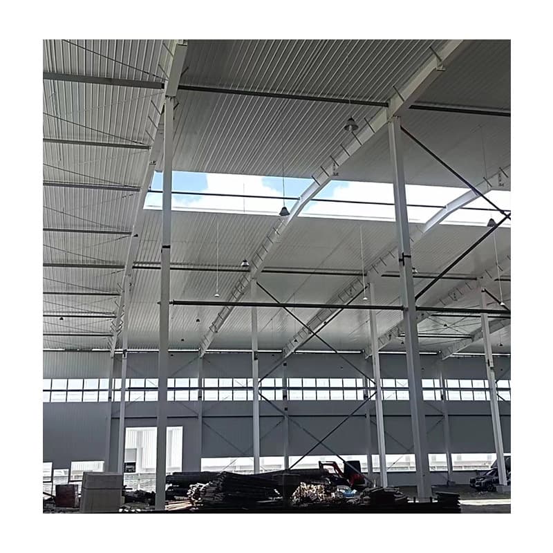 Cross-border Thai two-story warehouse Guangdong undertakes steel structure processing multi-high-rise building platform mezzanine 5