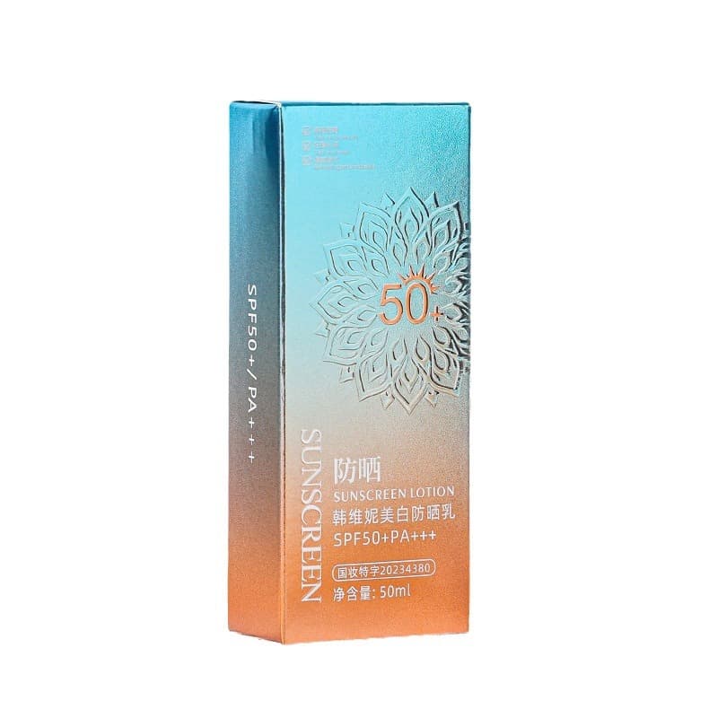 (Wholesale), brightening moisturizing cosmetic waterproof sun protection cream, SPF50, 50 ml, UF-protection 5