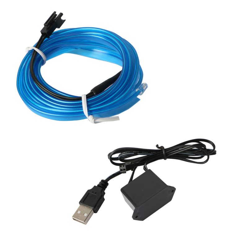 Auto atmosphere light car interior LED light bar USB atmosphere Cold light vehicle supplies modified free wiring lamp belt 5