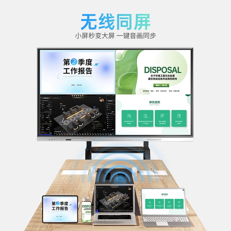 Tablet touch electronic board, laptop, training 3