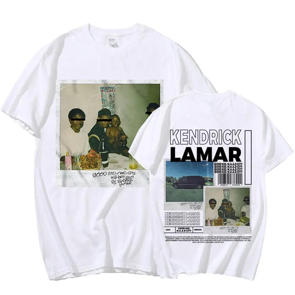 Rapper & Kendrick Lamar Good Kid T Shirt Men's Women's Fashion 2
