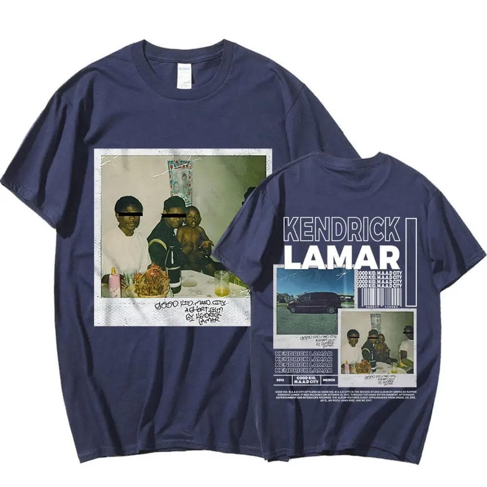 Rapper & Kendrick Lamar Good Kid T Shirt Men's Women's Fashion 3