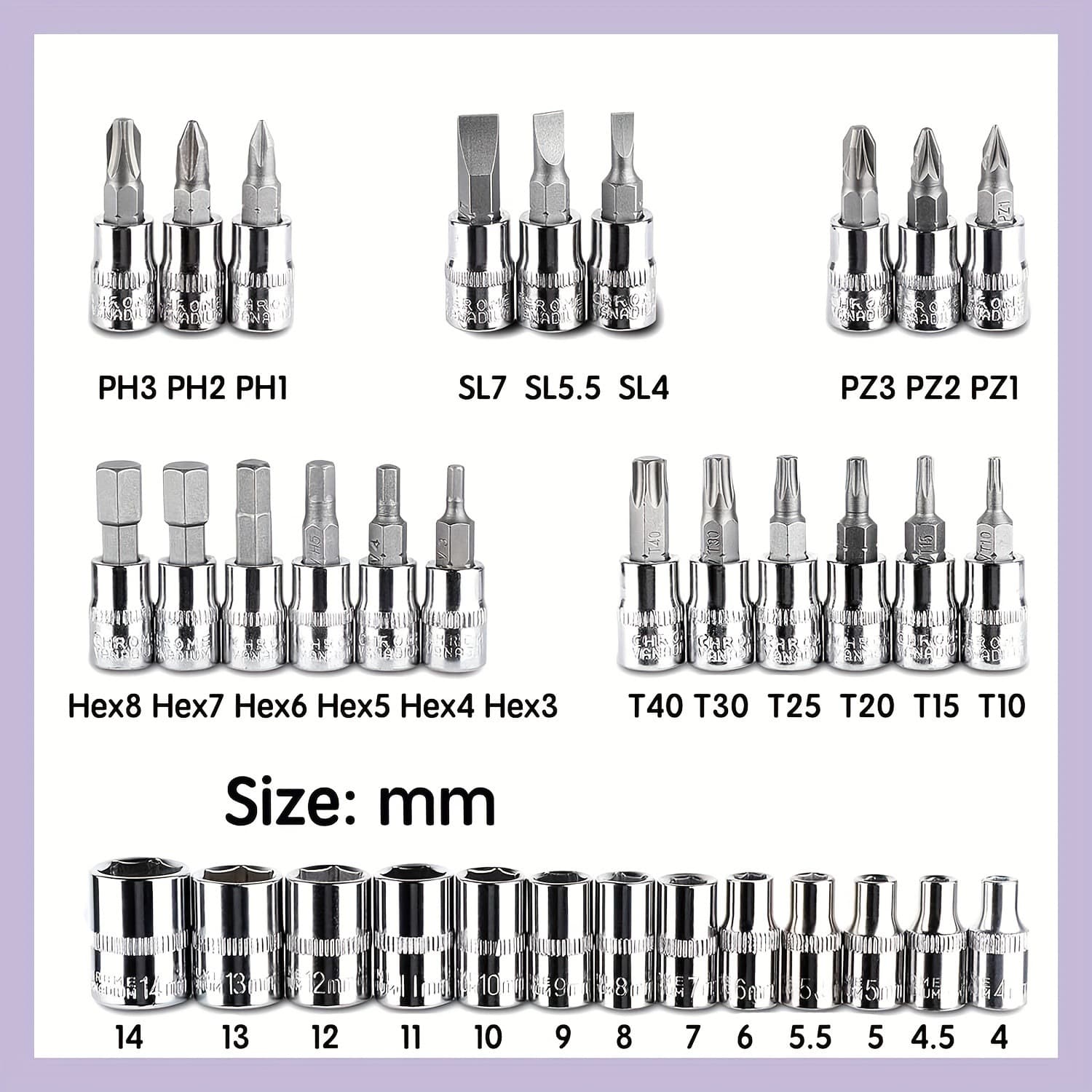 Electric car for repair, universal screwdriver, tools set, 46 pieces 4