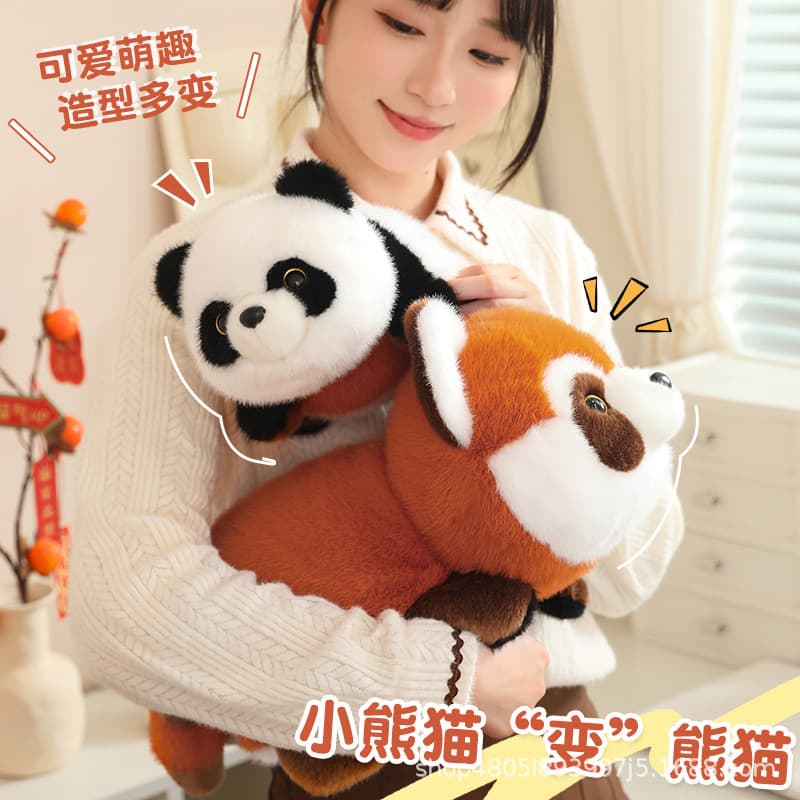 Plush toy, hat, doll, panda, Birthday gift 4