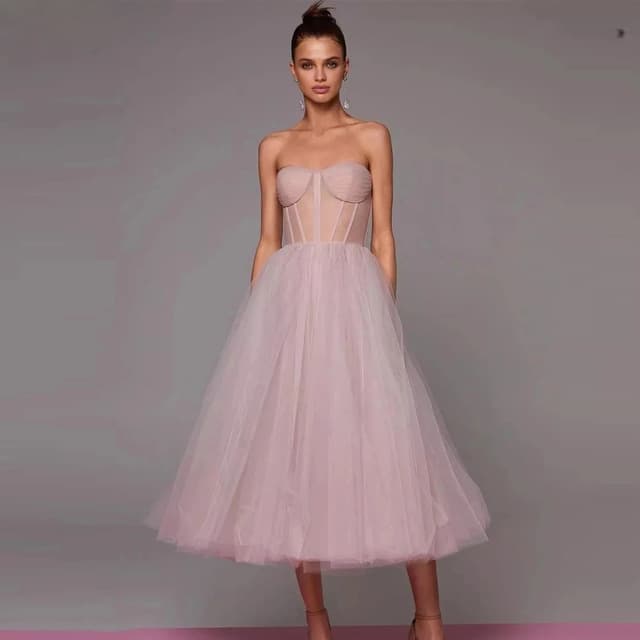 (Cross-border trading), elegant lace evening dress, multicoloured long skirt, bra top, Amazon, graduation party, mid-length 4