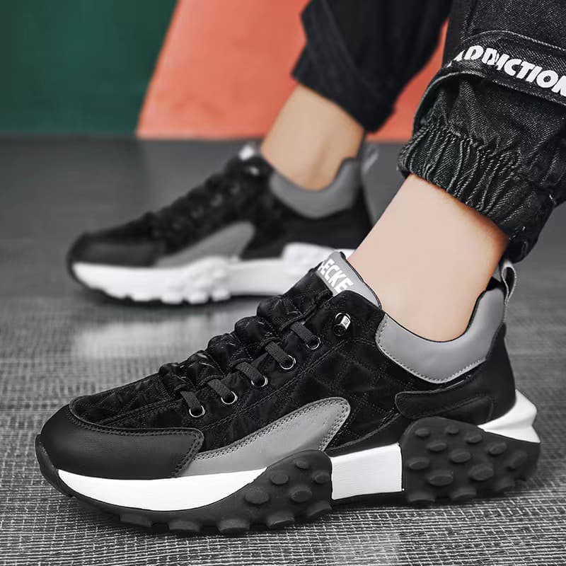 (Cross-border trading), casual non-slip wear-resistant sports comfortable running sneakers, plus size 4