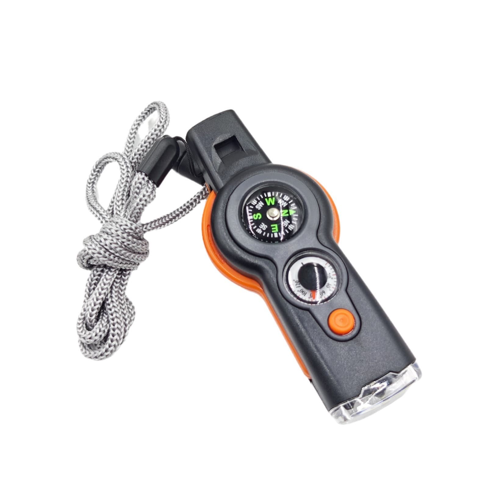 LED light compass new seven-in-one whistle outdoor survival whistle lifesaving whistle thermometer outfitter camping 5
