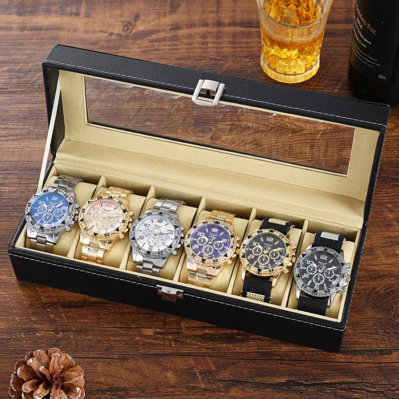 Watch, fashionable men's steel belt, Birthday gift 3