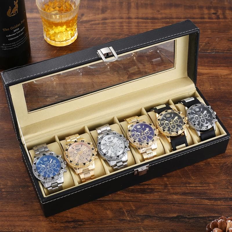 Watch, fashionable men's steel belt, Birthday gift
