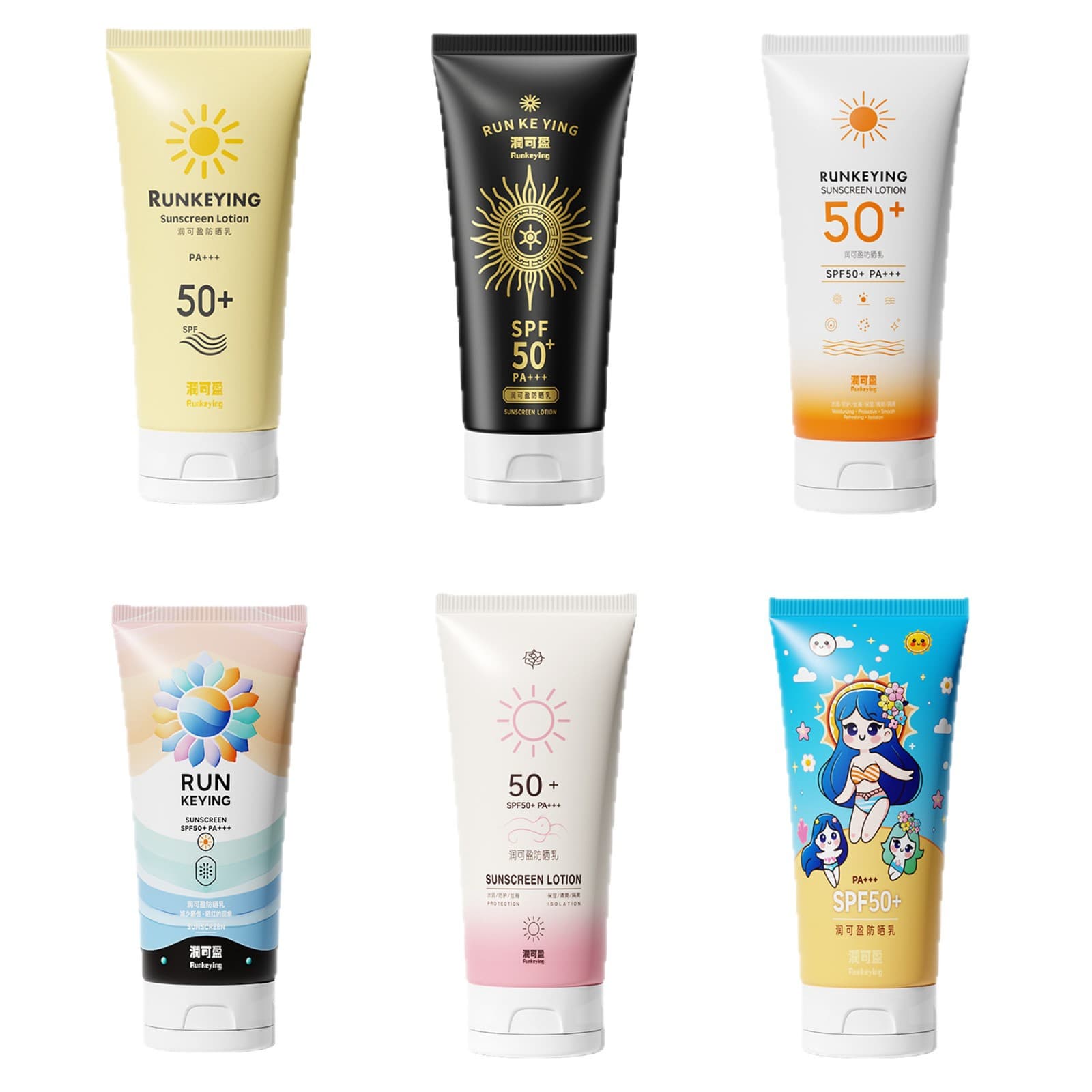 Brightening sun protection cream, handheld mousse, UF-protection, SPF50 5