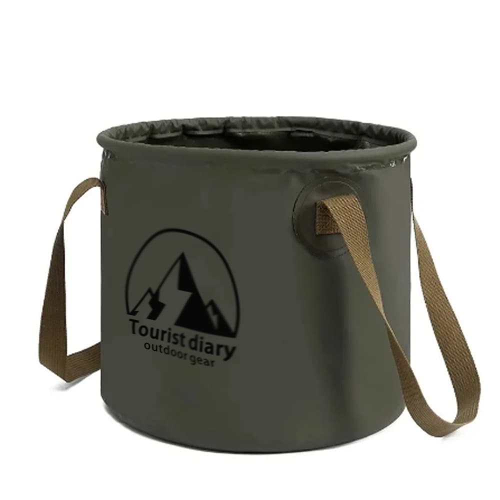 Handheld capacious bucket for traveling for laundry for camping 4