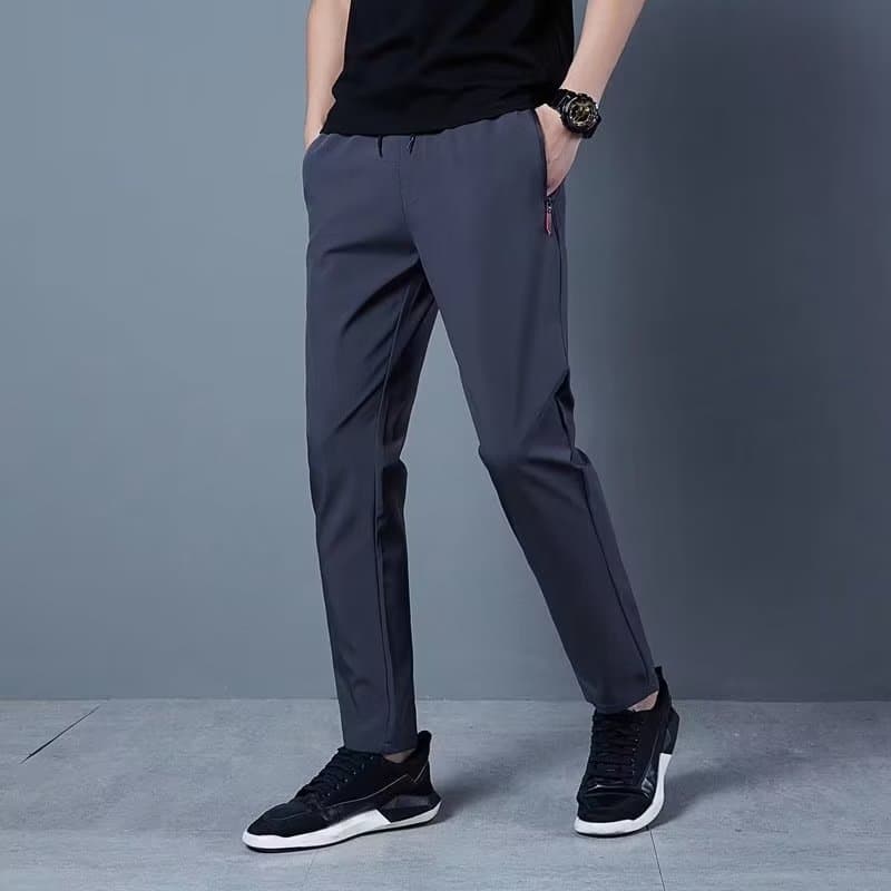 (Cross-border trading), (Wholesale), summer silk thin quick dry trousers for leisure, Korean style 6