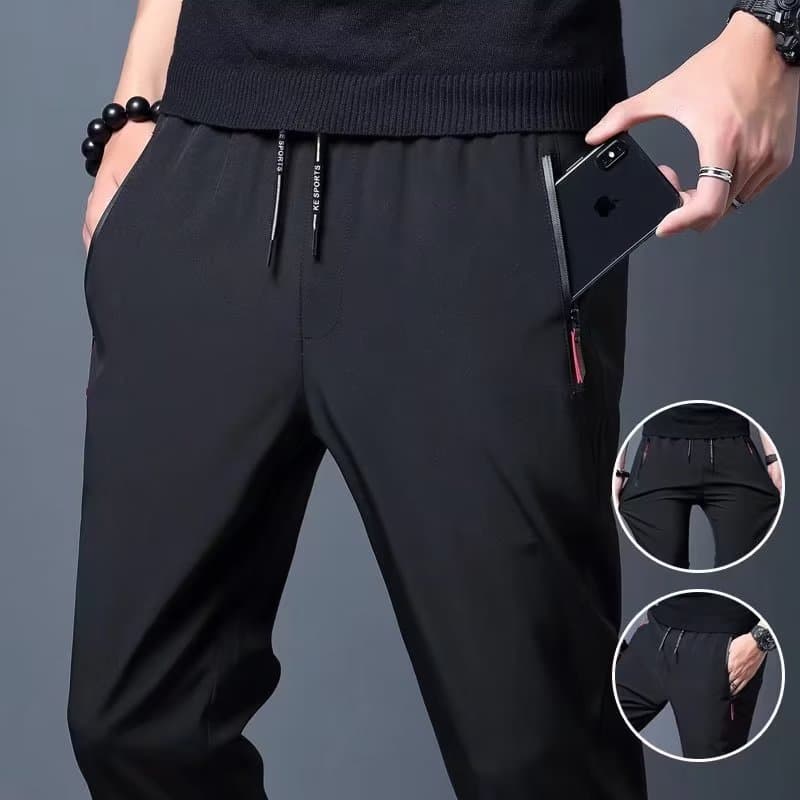 (Cross-border trading), (Wholesale), summer silk thin quick dry trousers for leisure, Korean style 1