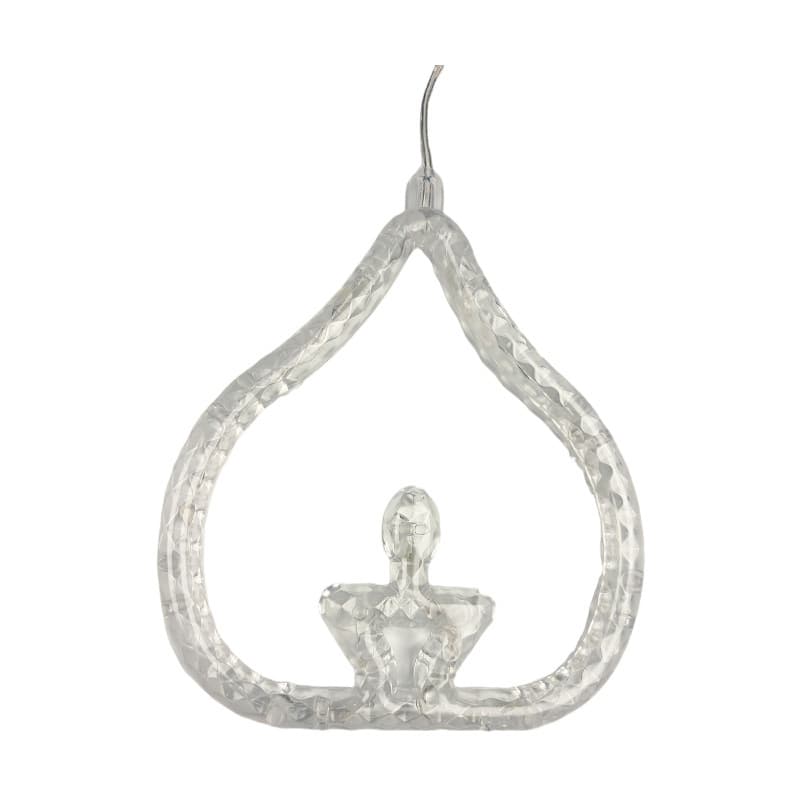 India Diwali LED Leather Thread Curtain Light Festival Decoration Atmosphere Moon Castle Light LED Decorative Light 4