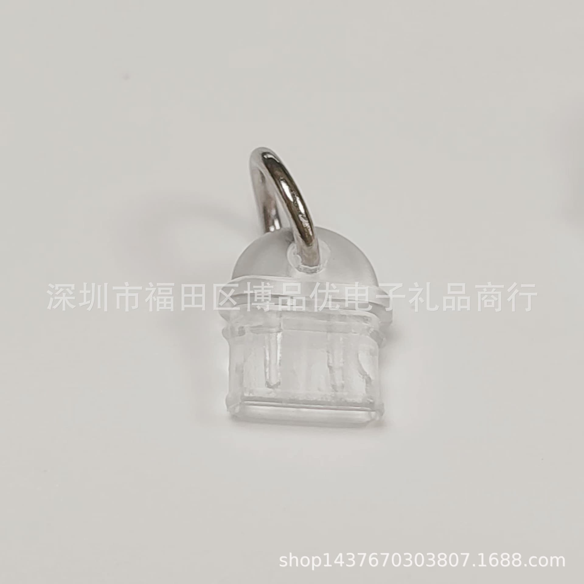 USB metal ring dust plug type-c silicone plug USB dust cover charging port waterproof sealed silicone products 2