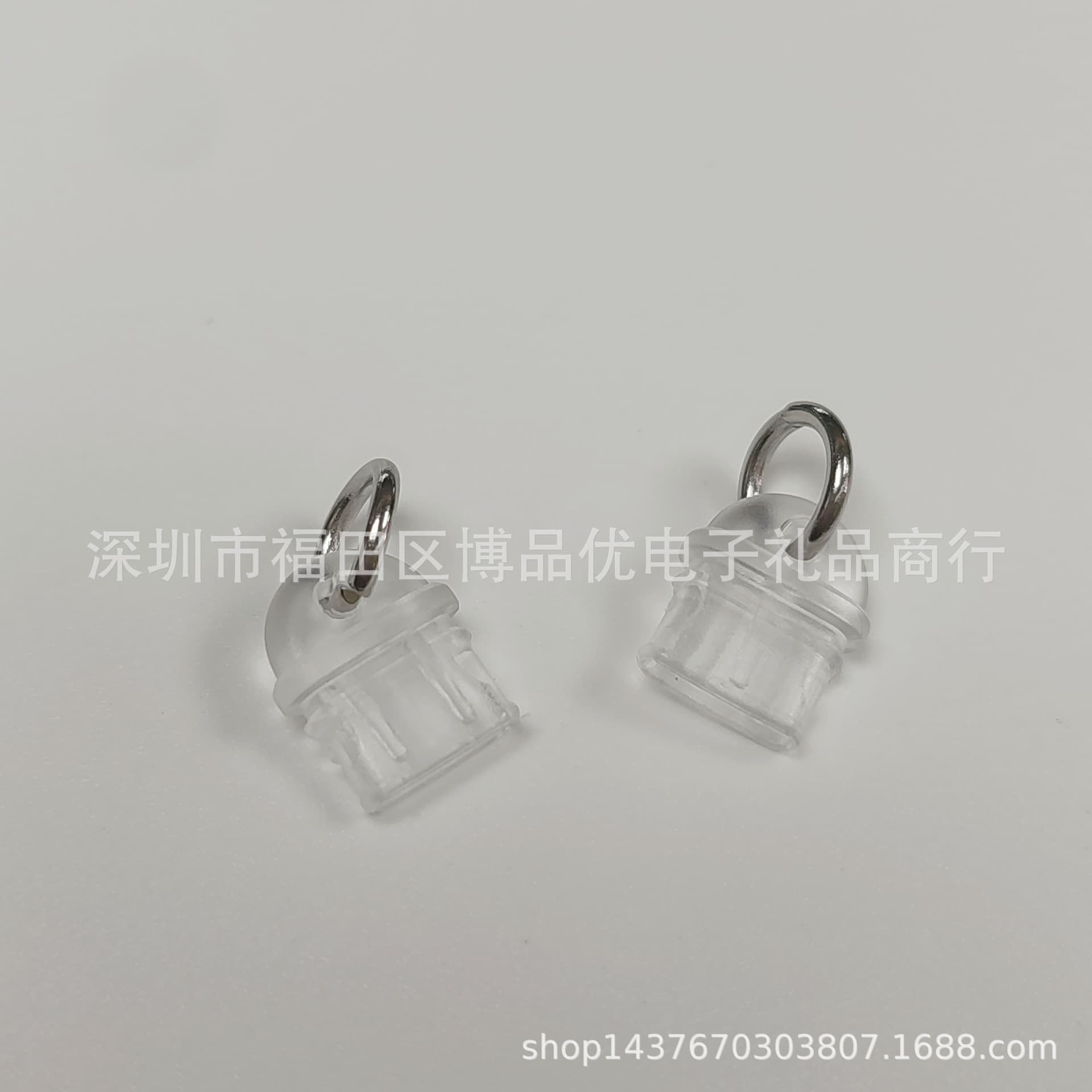 USB metal ring dust plug type-c silicone plug USB dust cover charging port waterproof sealed silicone products 4