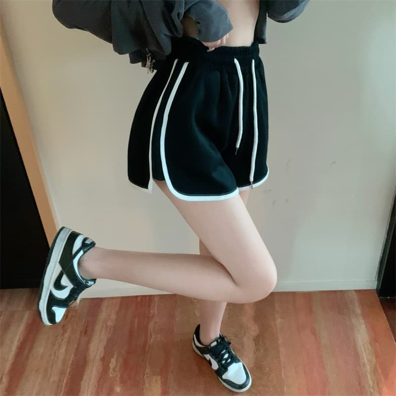 Trend sports breathable shorts, brand trousers, American style, loose fit 2
