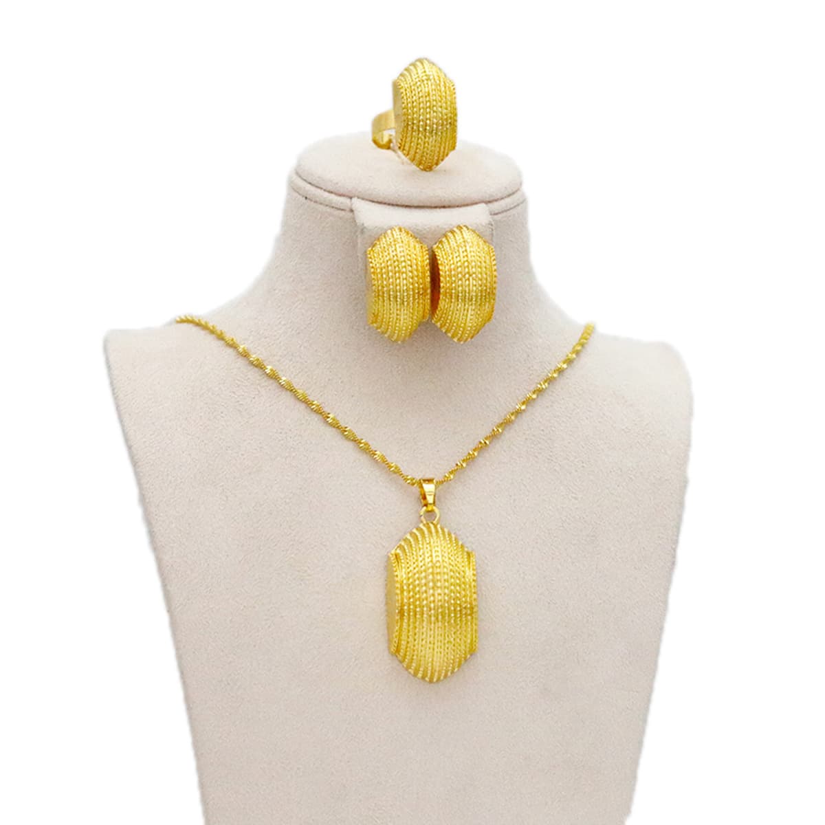 Jewelry, set, coins, pendant, necklace and earrings, Birthday gift
