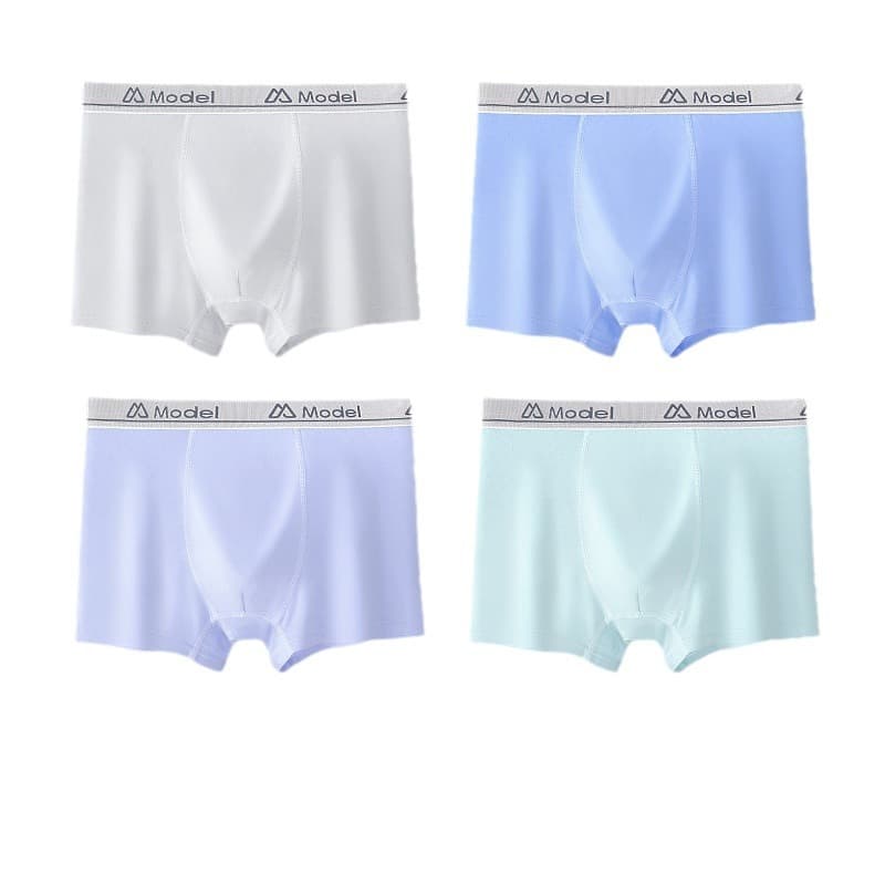 Antibacterial thin breathable children's silk underwear, for teenagers 5