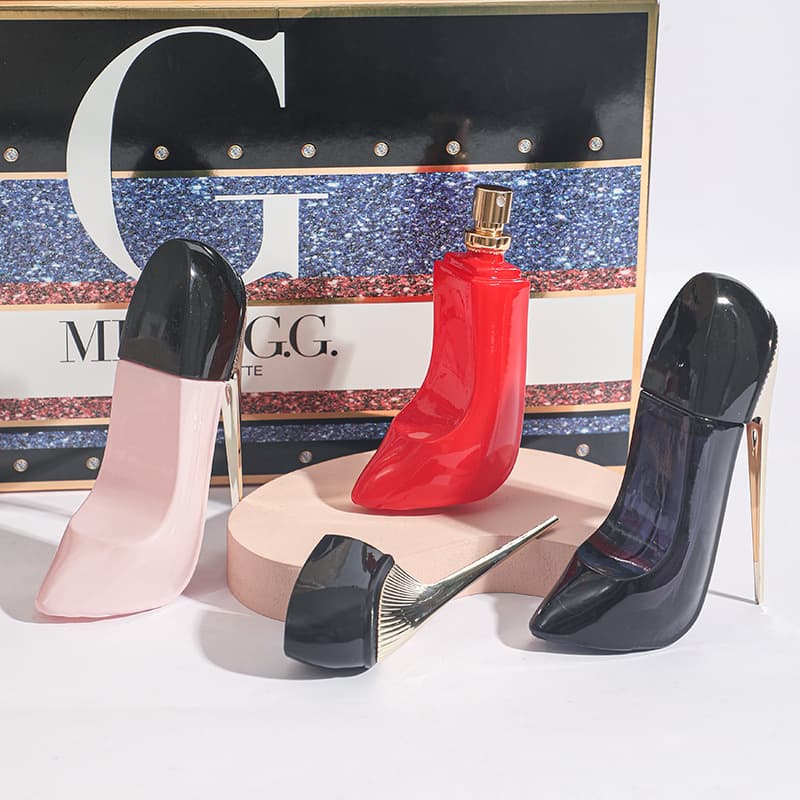 (Cross-border trading), (Wholesale), women's perfume, high heels, floral set, Birthday gift, custom-made 4