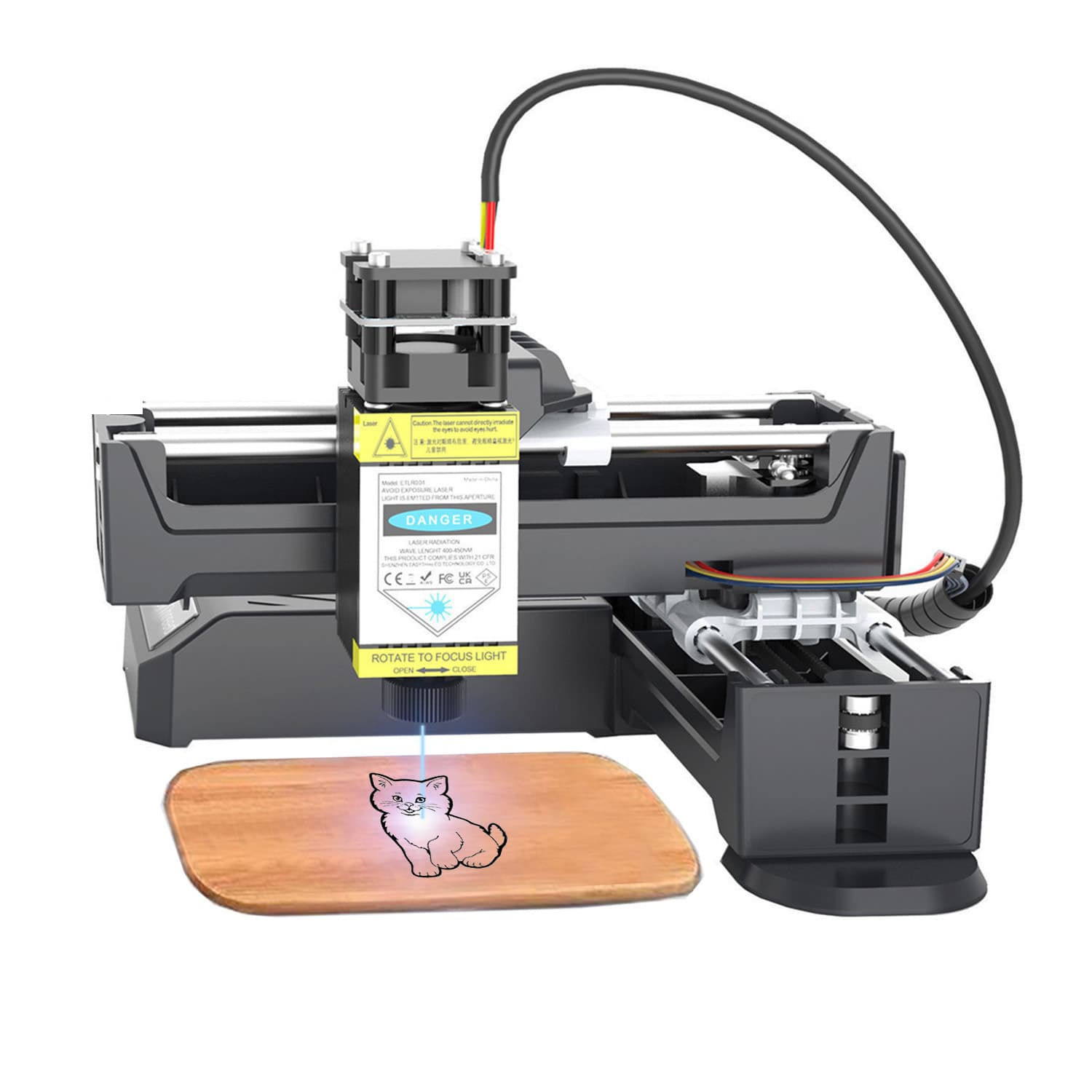[18 Pieces Wood Decoration, Material for Laser Engraver DIY] 3