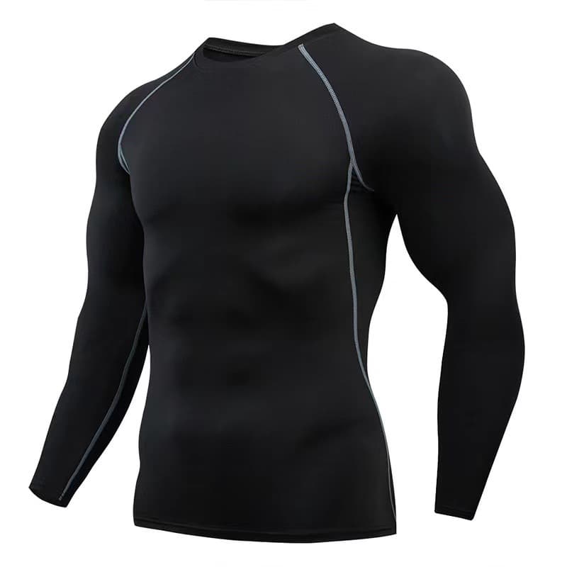 Set for gym, men's elastic sports quick dry overall for training, tight, for running 5