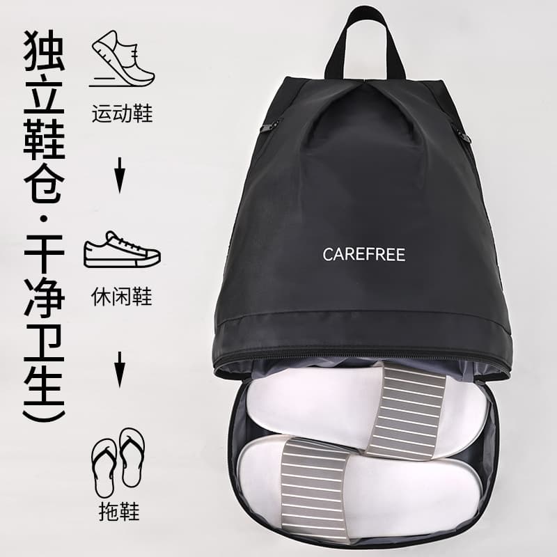 Beach sports equipment wet and dry separation for gym for swimming, organizer bag, shoulder bag, waterproof bag, swimwear, backpack 3
