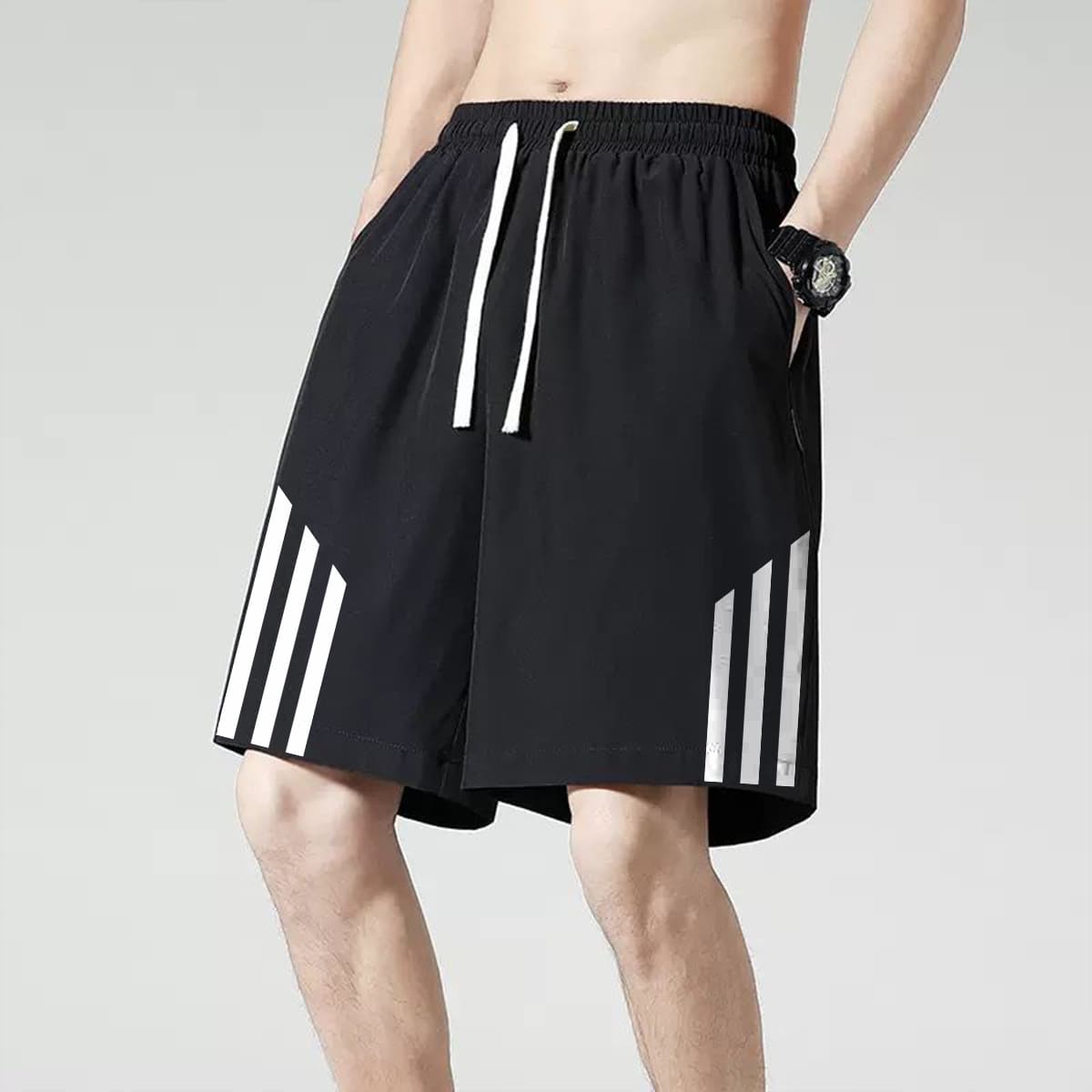 Men's silk quick dry summer thin sports shorts, trousers for leisure, Collection Year 2024, suitable for outdoor wear, for running 3