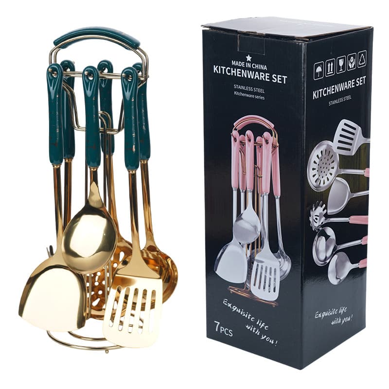 Ceramic kitchenware stainless steel for home use, thermocover, set 2