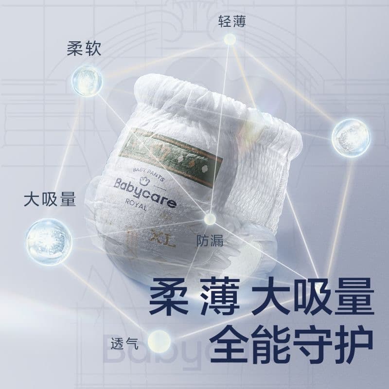 Wholesale BBC Royal Lion Kingdom diapers baby pull-ups newborn diapers dropshipping baby.care 3