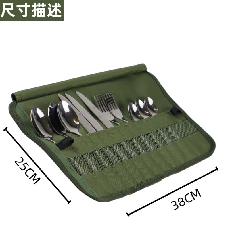 Tableware, organizer bag, foldable hanging organiser, handheld picnic bag for traveling 4