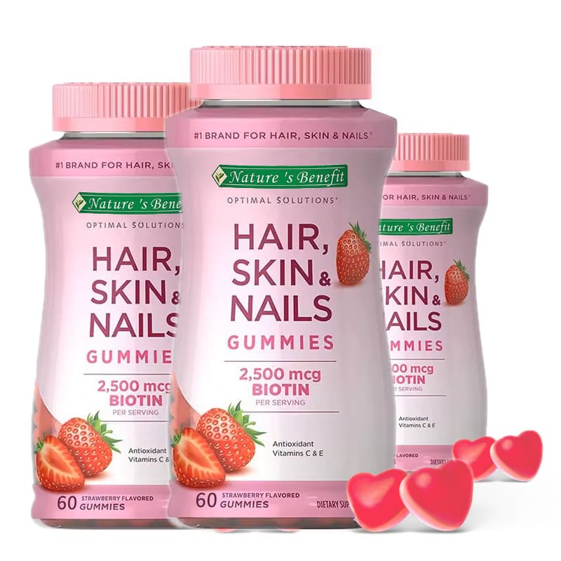 [GLOW SKIN BEAUTY GUMMIES , HAIR SKIN NAILS With Collagen] 1