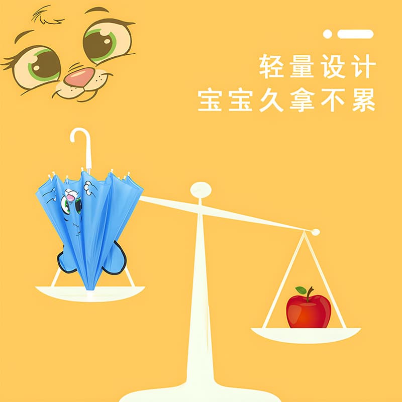 Small three dimensional children's umbrella for students for kindergarten, cartoon toy for ears 2