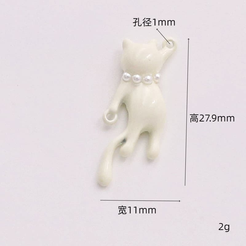 Metal cute earrings, keychain, necklace, accessories, DIY 2