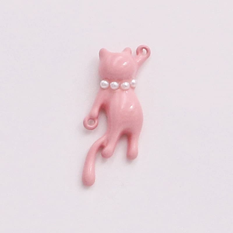 Metal cute earrings, keychain, necklace, accessories, DIY 4