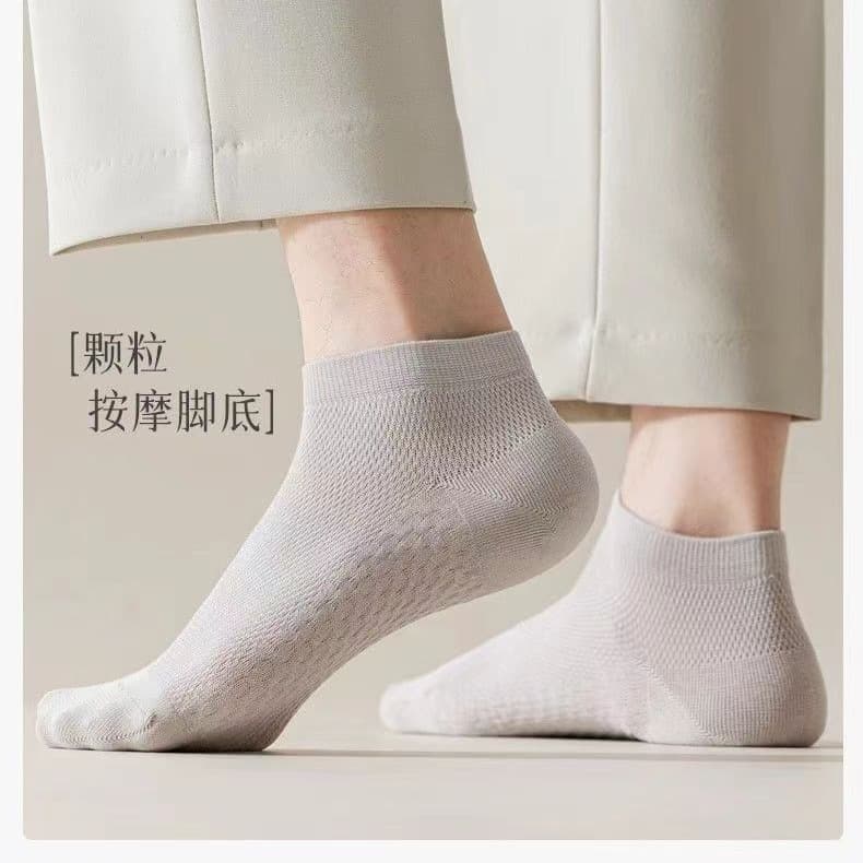 Men's summer breathable ultra thin socks low-cut, absorbs sweat and smell 2