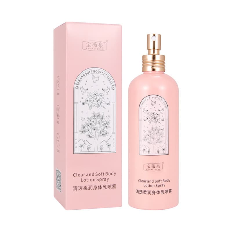 Perfumed transparent body cream, moisturizing soft spray 5