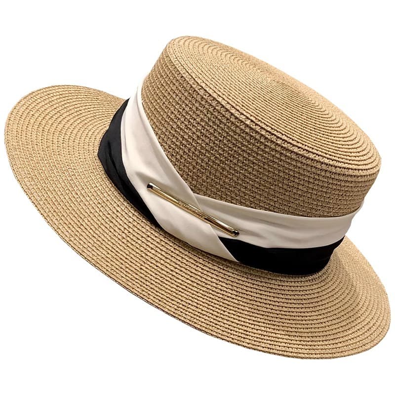 Summer beach straw hat solar-powered, french style, beach style, sun protection 5