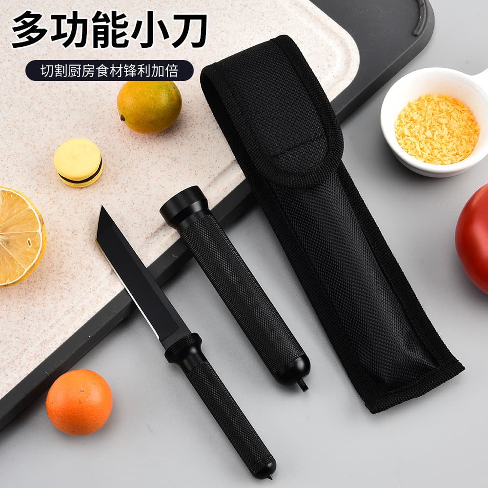 Outdoor wild camp straight knife camper -defense car magnesium rod tungsten steel broken window guide 2