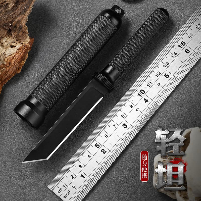 Outdoor wild camp straight knife camper -defense car magnesium rod tungsten steel broken window guide 4